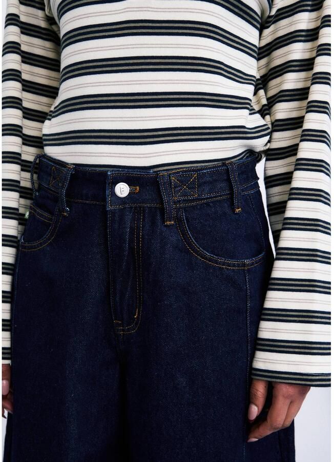 FRNCH barrel jeans dark blue denim - Foto 2