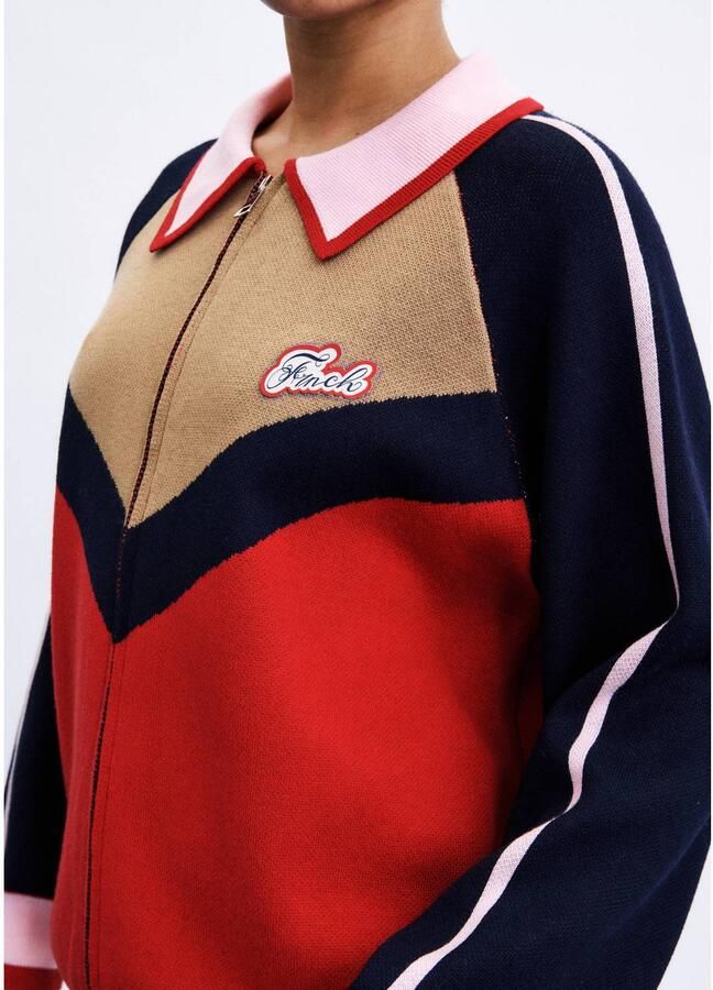 FRNCH Mantel Hanshin Cardigan Rouge - Foto 2