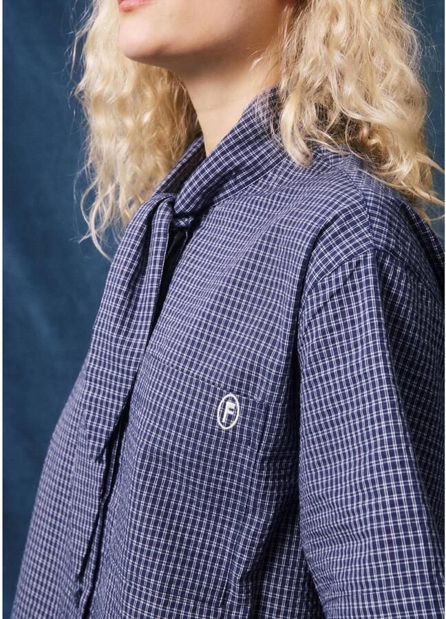 FRNCH geruite blouse blauw - Foto 2