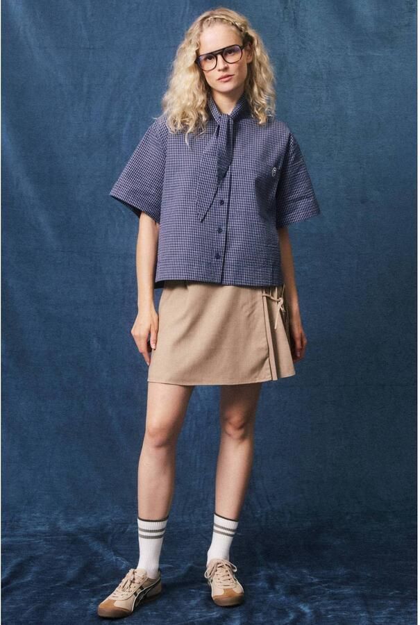 FRNCH geruite blouse blauw - Foto 3