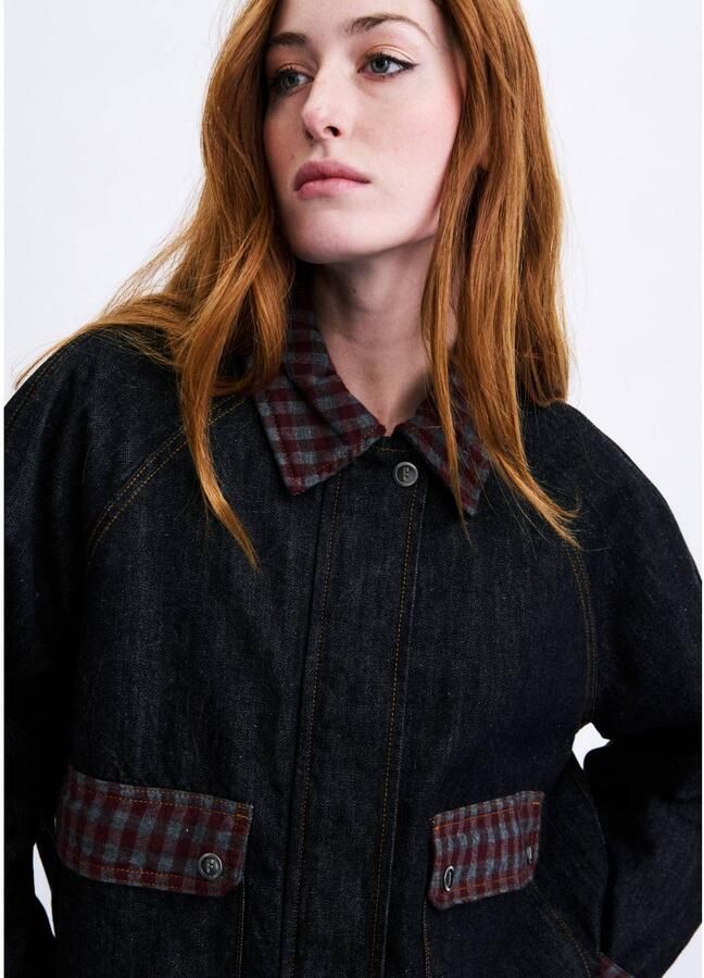 FRNCH Mantel Honshu Jacket Bleu Nuit - Foto 2