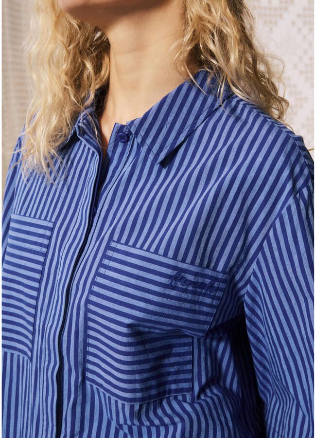 FRNCH gestreepte blouse blauw - Foto 2