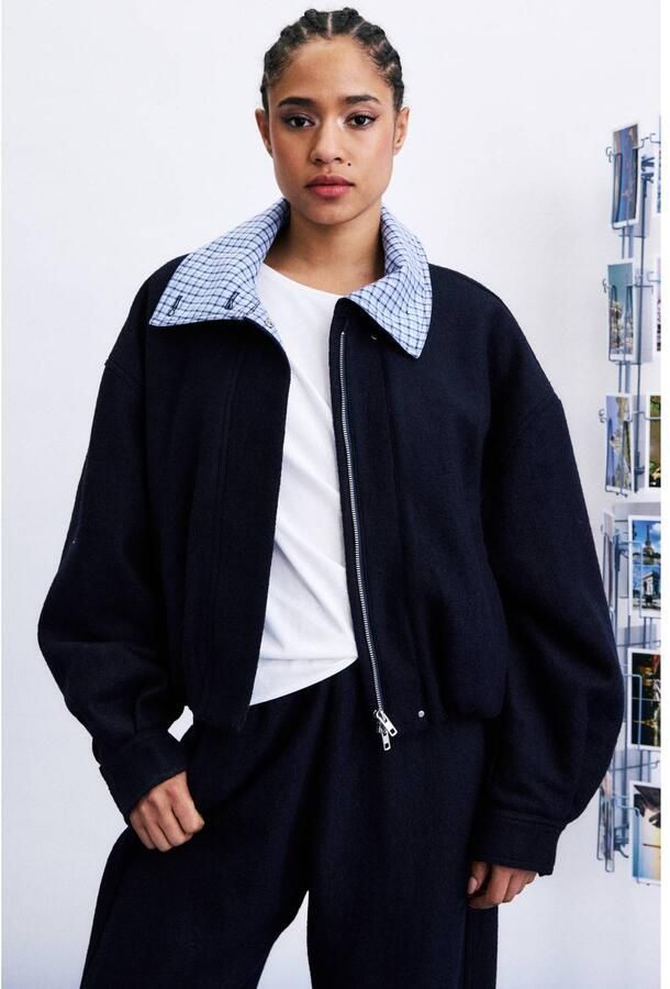 FRNCH jas donkerblauw