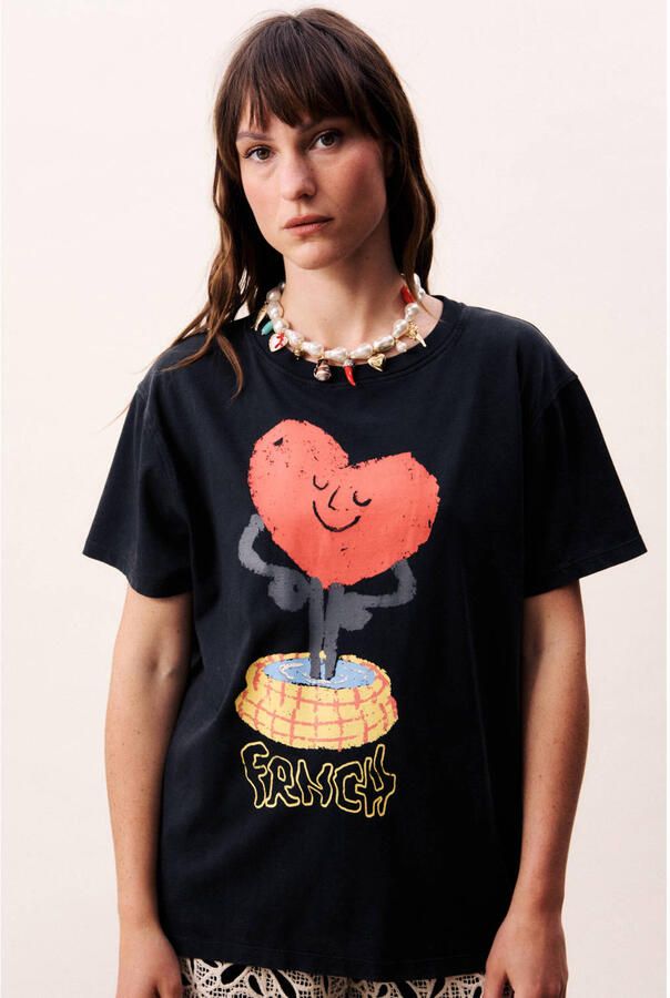 FRNCH T-shirt zwart