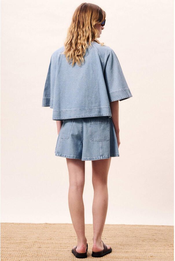 FRNCH top light blue denim - Foto 2