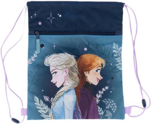 Frozen sportrugzak met printopdruk donkerblauw