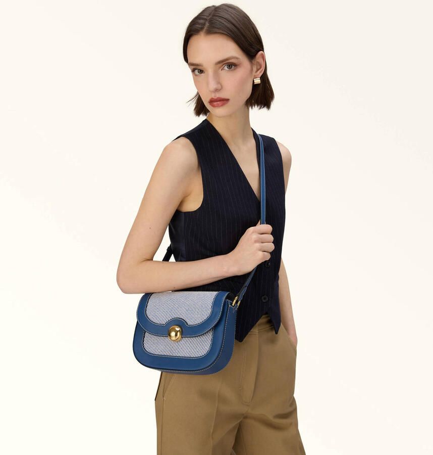 Furla crossbody tas Moonlight S blauw - Foto 3