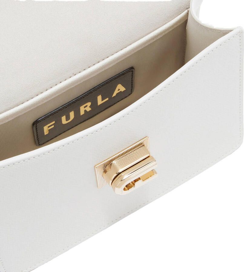 Furla leren crossbody tas 1927 Mini wit - Foto 2