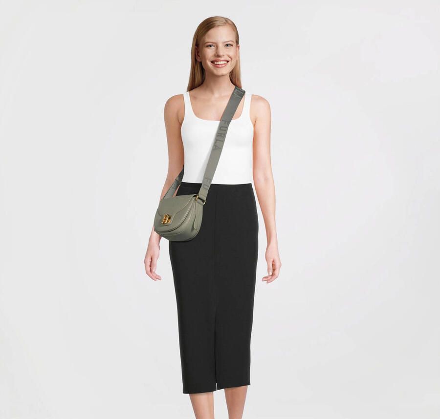 Furla Crossbody bags Lotus Mini Crossbody in groen