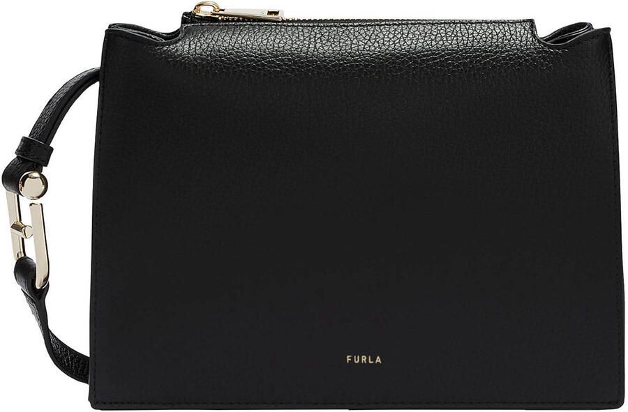 Furla Elegante Nuvola S Crossbody Schoudertas Black Dames