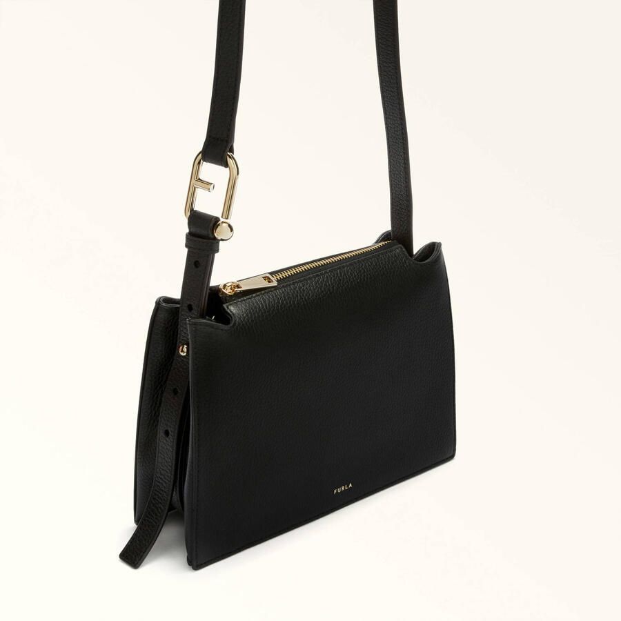 Furla Elegante Nuvola S Crossbody Schoudertas Black Dames - Foto 2