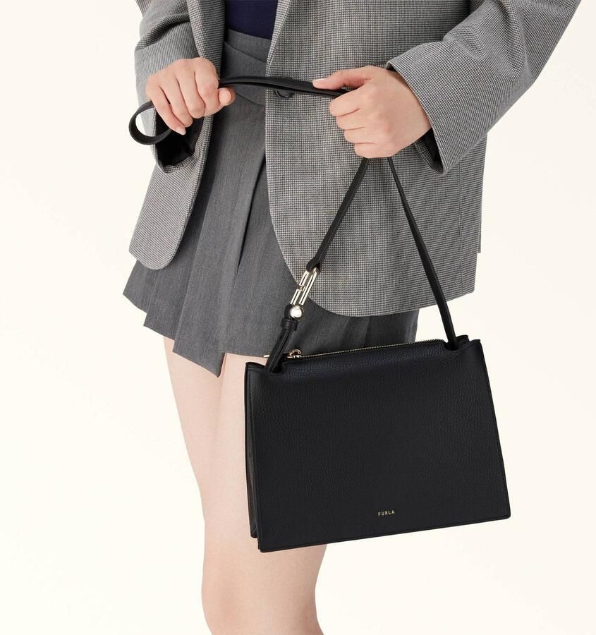 Furla Elegante Nuvola S Crossbody Schoudertas Black Dames - Foto 3