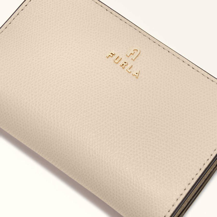 Furla leren portemonnee Camelia Compact M poederroze - Foto 2
