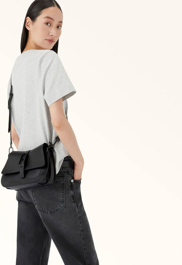 Furla Zwarte Schoudertas met Klep Sluiting Black Dames - Foto 3