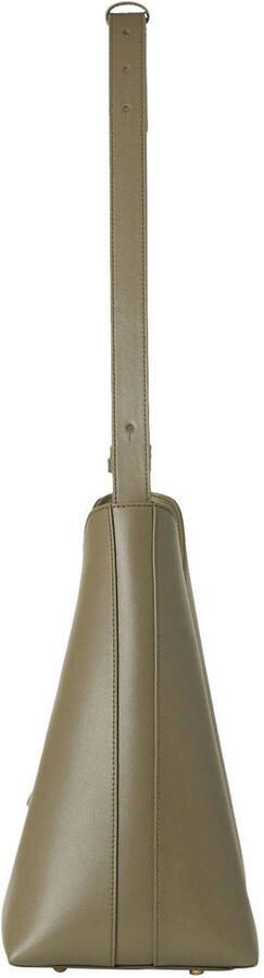 Furla leren schoudertas Goccia M olijfgroen - Foto 3