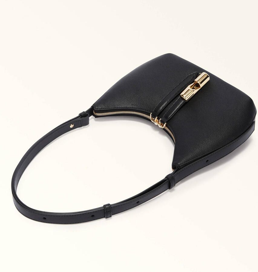 Furla Crossbody bags Goccia S Shoulder Bag in zwart