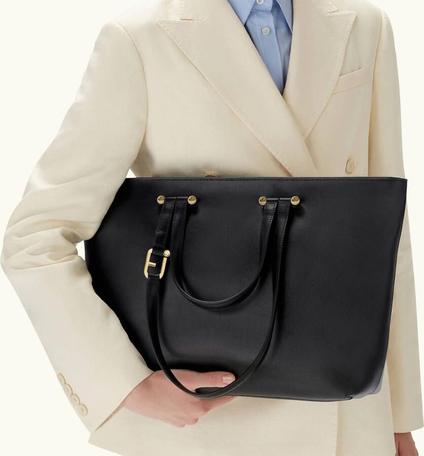 Furla Shoppers & Totes Duetto L Tote in zwart - Foto 3