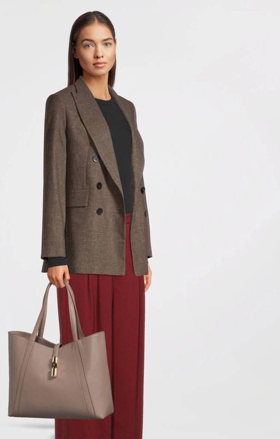 Furla Shoppers & Totes Goccia L Tote in taupe - Foto 3