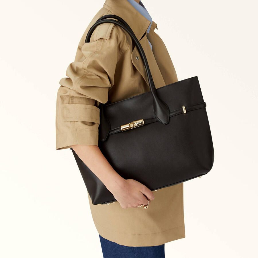 Furla Zwarte leren handtas Damescollectie Black Dames - Foto 2