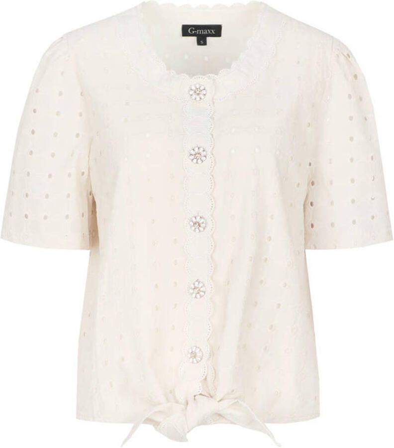G-maxx blouse crème broderie - Foto 2