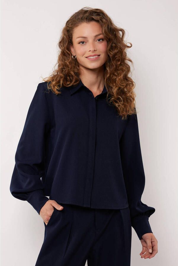 G-maxx blouse donkerblauw