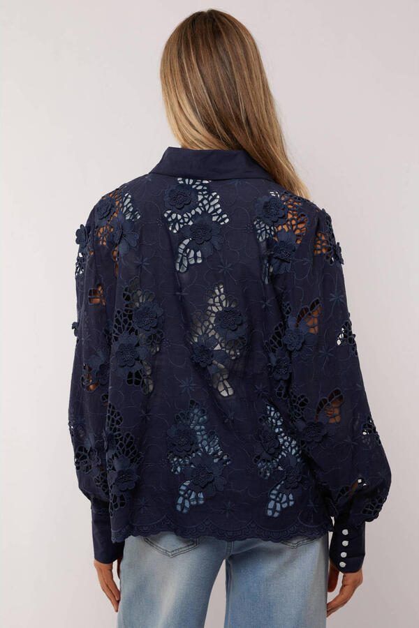 G-maxx blouse donkerblauw - Foto 3