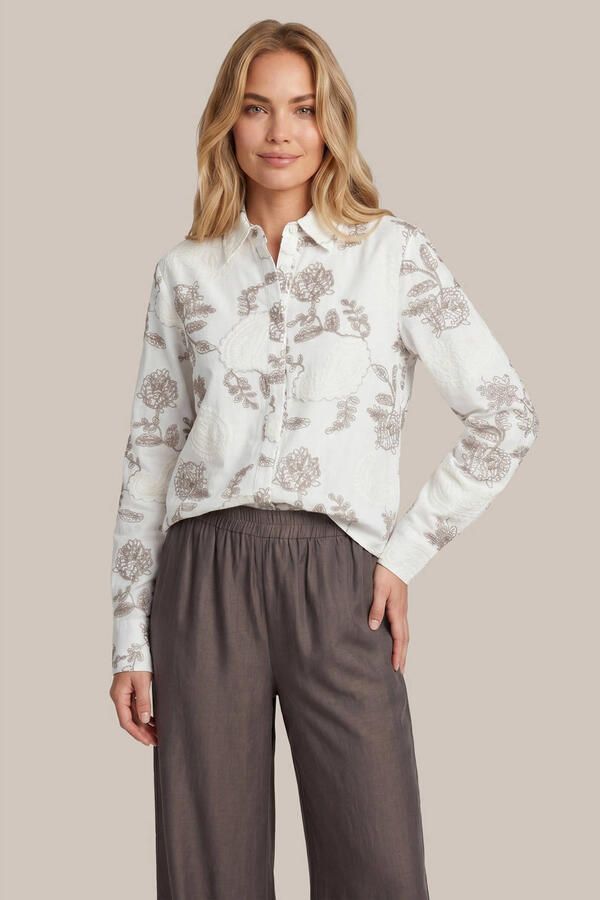 G-maxx blouse met borduursels ecru
