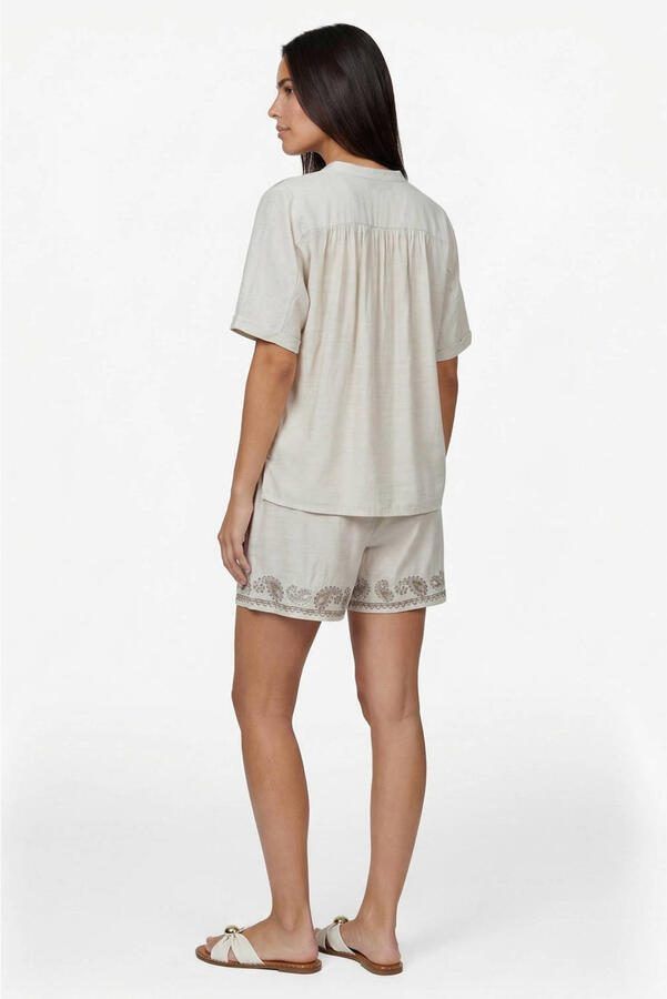 G-maxx blouse met paisley print zand - Foto 3