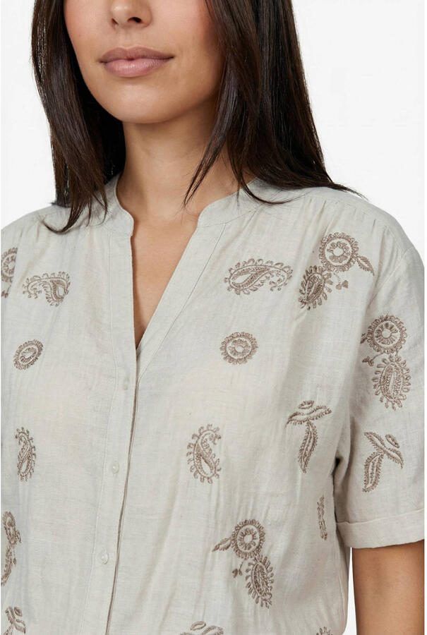 G-maxx blouse met paisley print zand - Foto 2