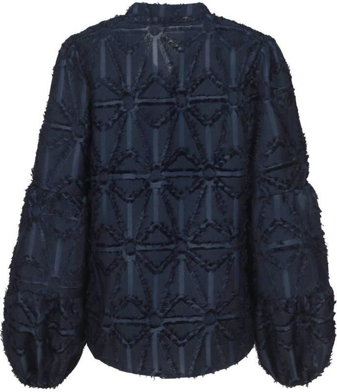G-maxx blouse met print donkerblauw - Foto 2