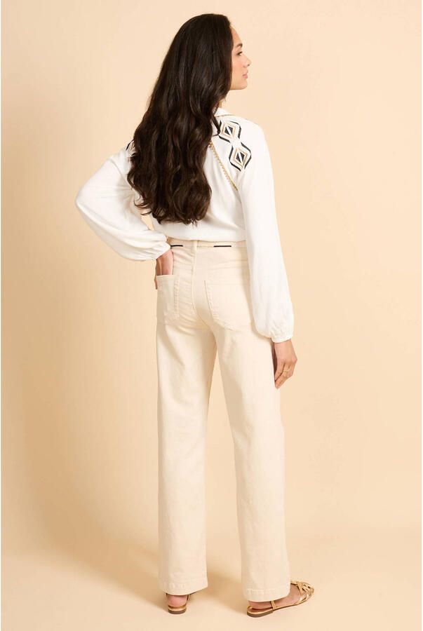 G-maxx Blythe jeans wide leg jeans crème - Foto 2