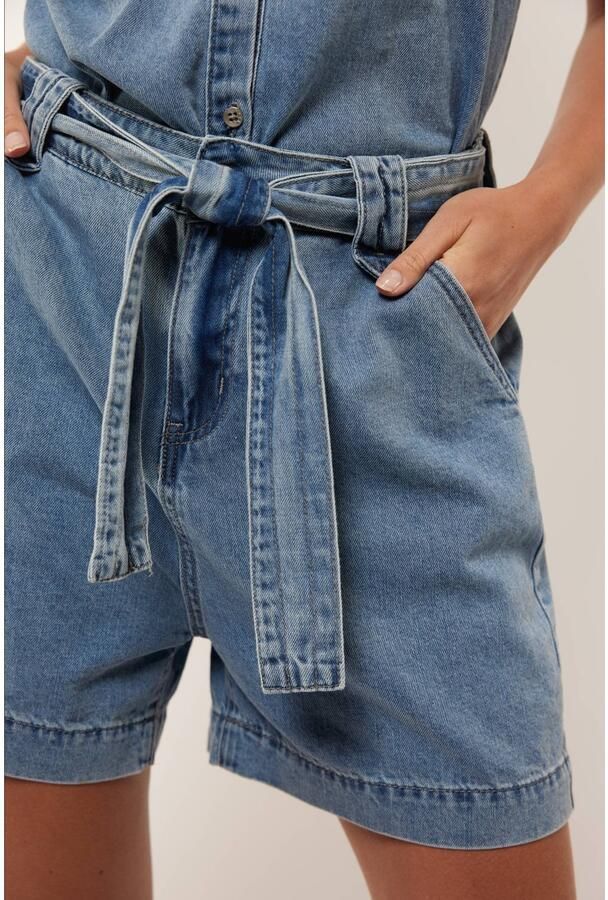 G-maxx denim short medium blue denim - Foto 3