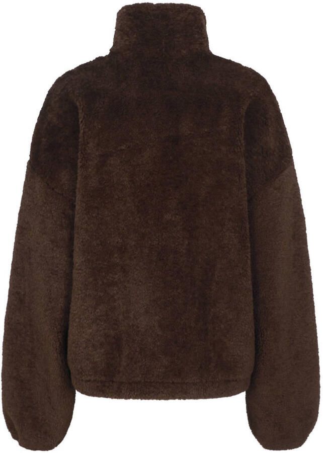 G-maxx faux fur jas bruin - Foto 2