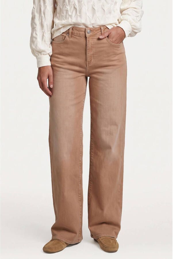 G-maxx wide leg jeans bruin