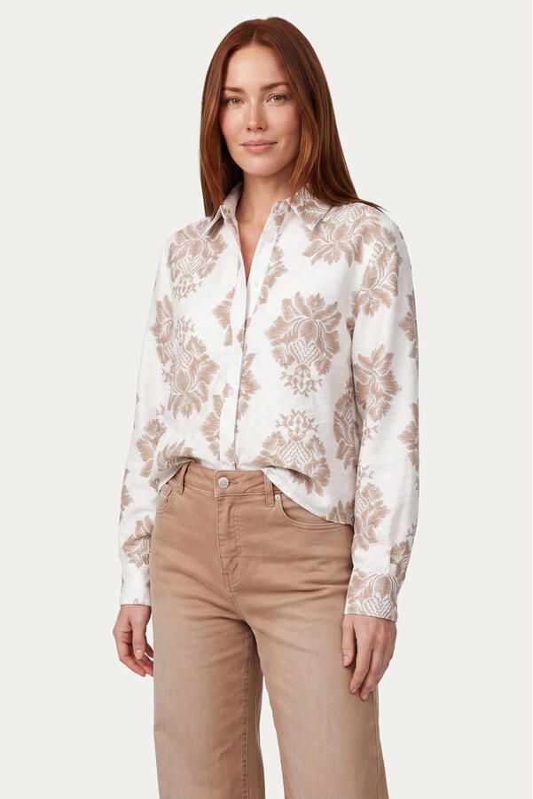 G-maxx blouse met print ecru