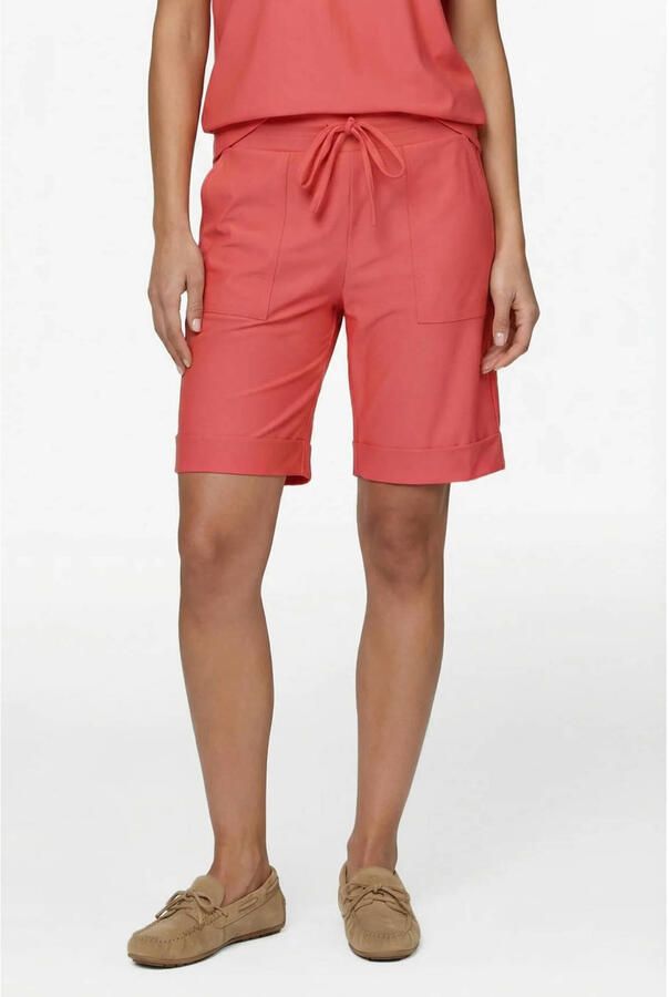 G-maxx regular waist casual short koraalrood