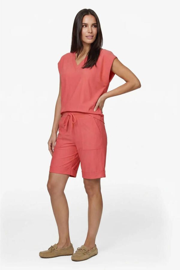 G-maxx regular waist casual short koraalrood - Foto 2