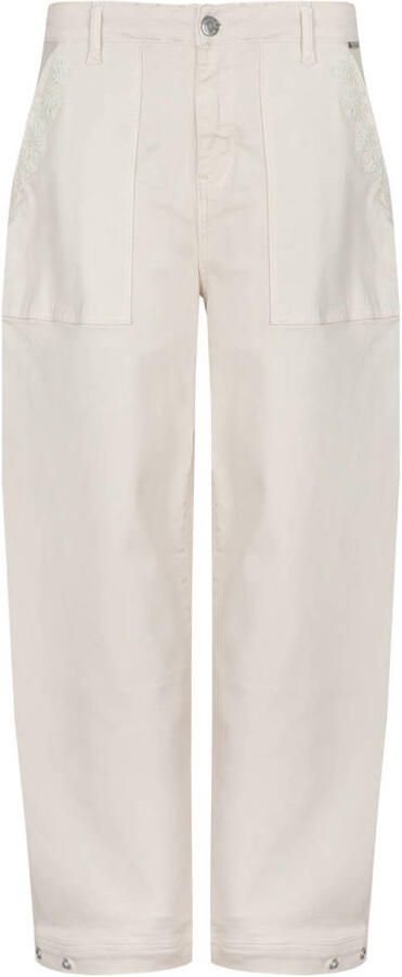 G-maxx Saara high waist barrel jeans zand - Foto 3