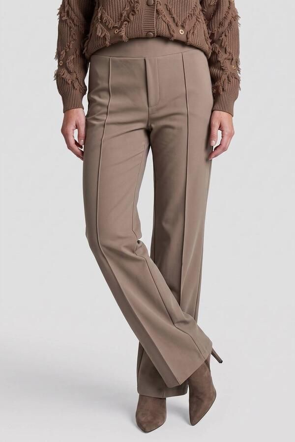 G-maxx straight leg broek lichtbruin