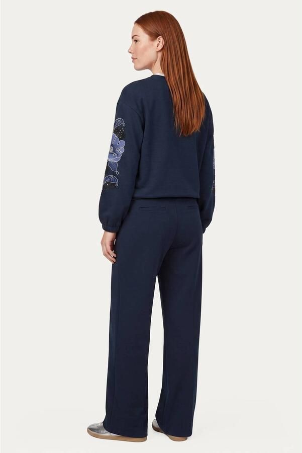 G-maxx straight leg regular waist pantalon donkerblauw - Foto 2