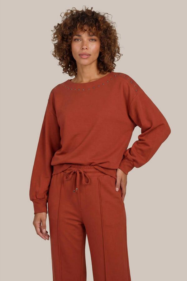 G-maxx sweater met studs rood
