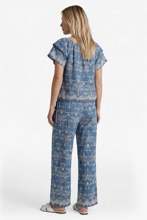G-maxx top broderie medium blue denim - Foto 3