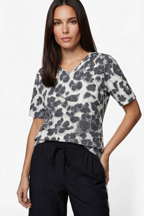 G-maxx top met panterprint zand