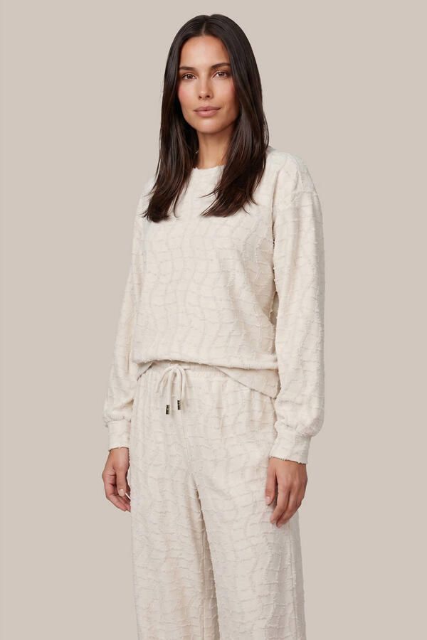 G-maxx top met print ecru