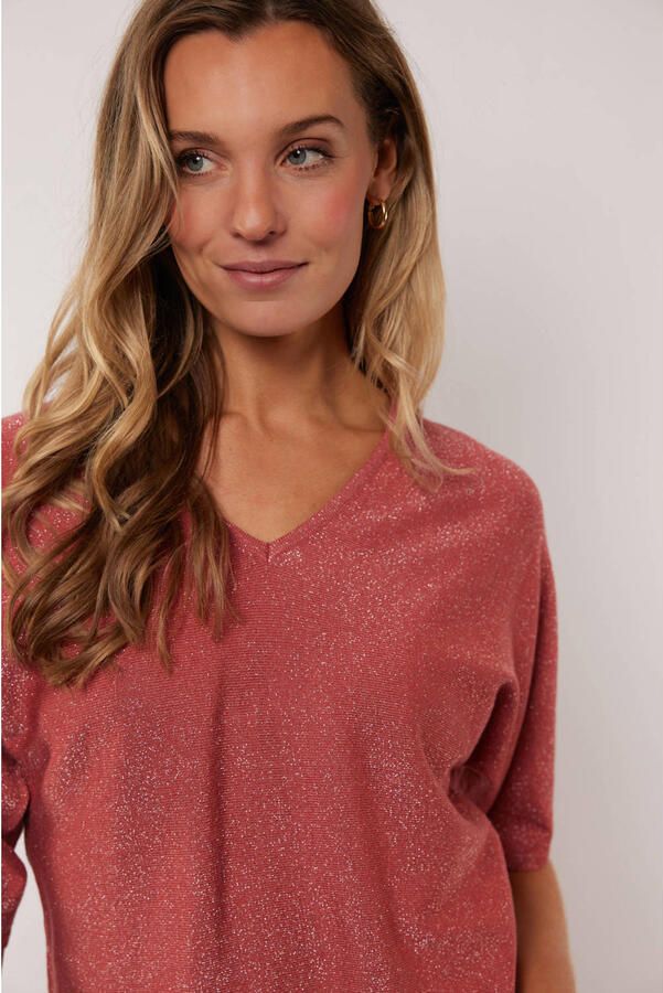 G-maxx top roze met glitter - Foto 2