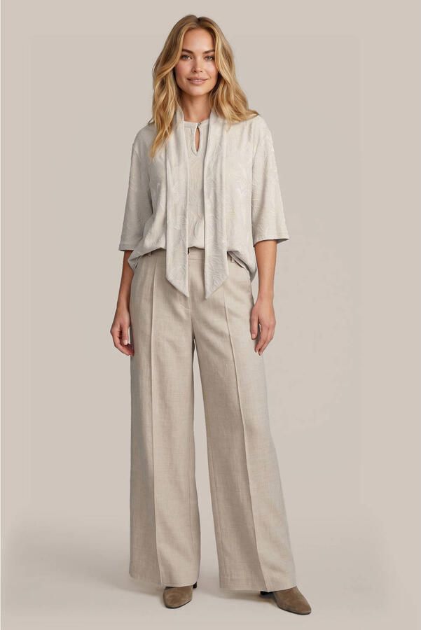 G-maxx wide leg broek beige - Foto 2