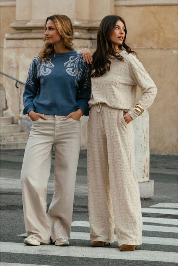 G-maxx wide leg jeans ecru - Foto 2
