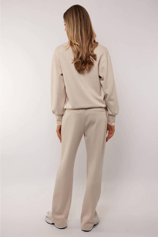 G-maxx wide leg high waist broek zand - Foto 2