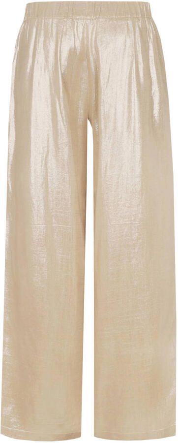 G-maxx wide leg regular waist broek beige - Foto 2