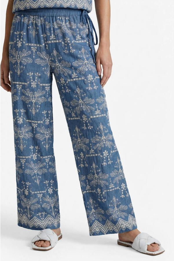 G-maxx wide leg regular waist casual broek